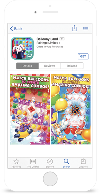 Balloony Land Smartphone